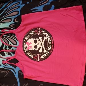 Beautiful Disaster Stronger Strappy Tank - XL